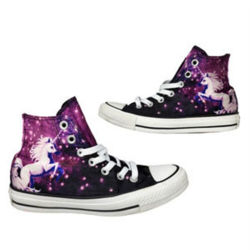 Kids converse high tops unicorns